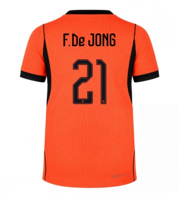 Holland Frenkie de Jong #21 Hjemmebanetrøje VM 2026 Kortærmet